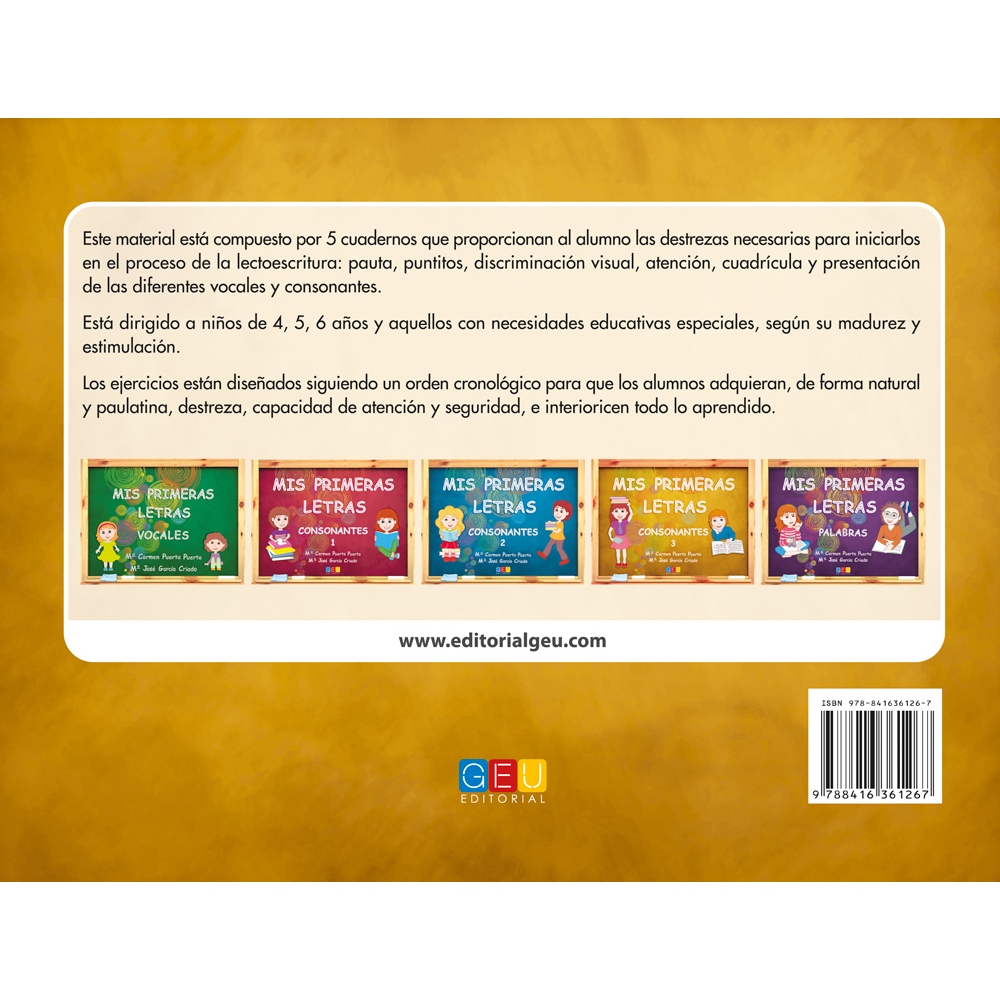 Mis primeras letras: Consonantes 3