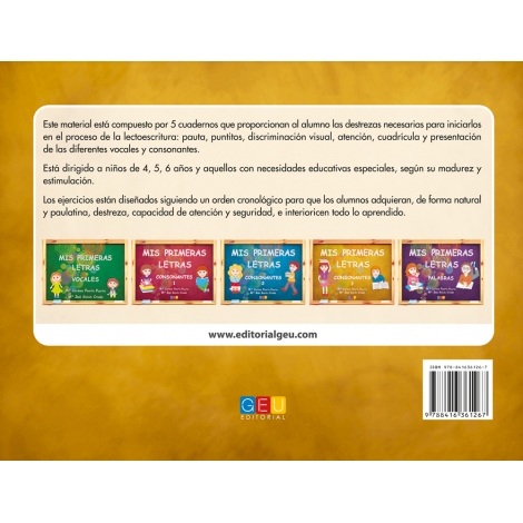 Mis primeras letras: Consonantes 3