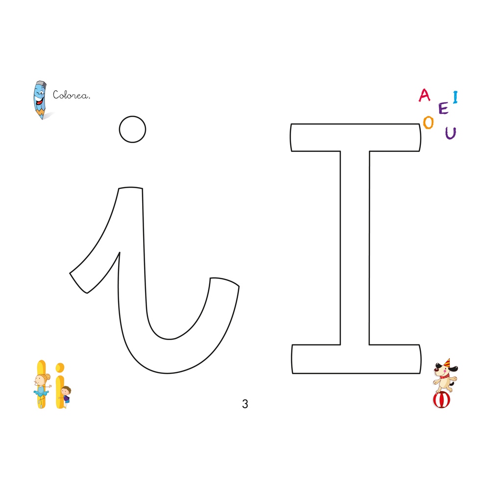 Mis primeras letras: Vocales