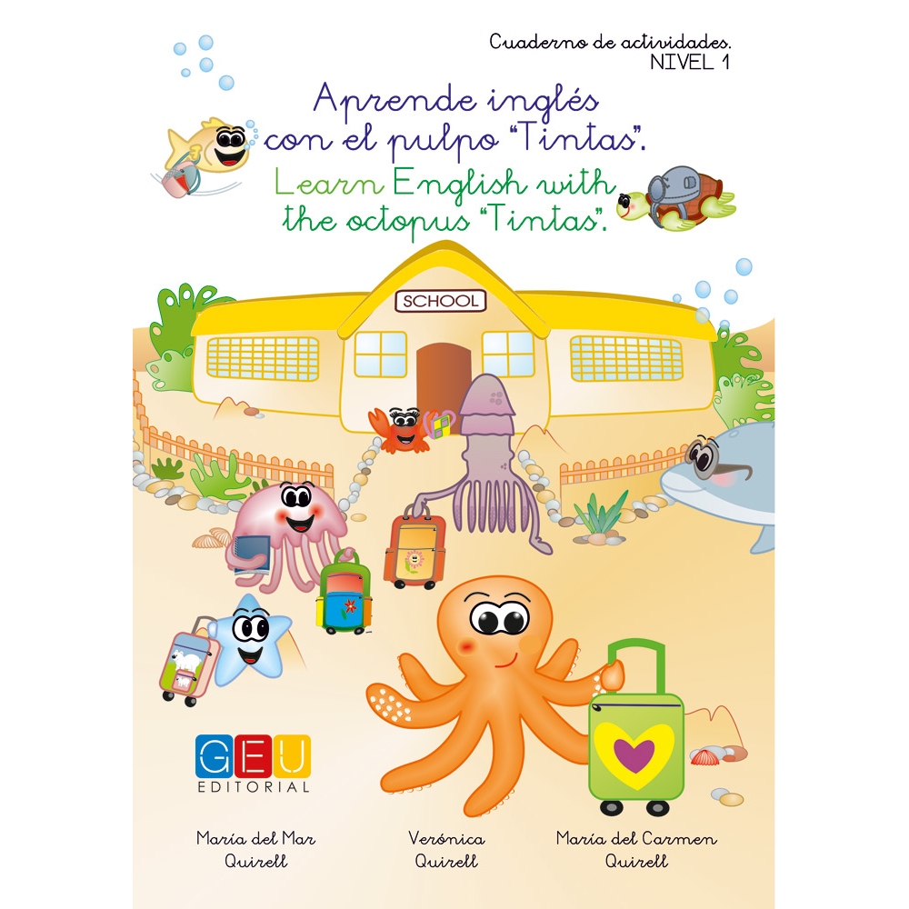 Aprende inglés con el pulpo Tintas
