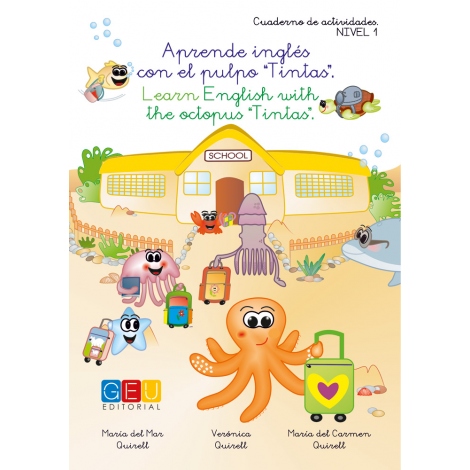 Aprende inglés con el pulpo Tintas