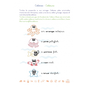 Aprende inglés con el pulpo Tintas 2