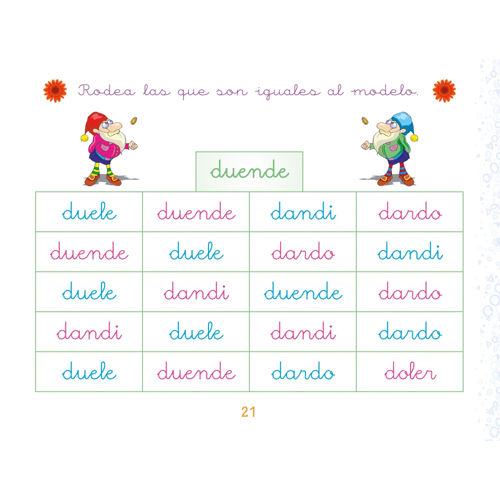 Fichas de atención 5