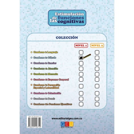 Estimulación de las funciones cognitivas. Nivel 1. Cuaderno 2: Cálculo