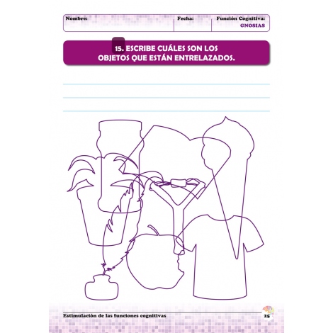 Estimulación de las funciones cognitivas. Nivel 1. Cuaderno 3: Gnosias
