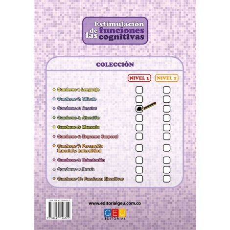 Estimulación de las funciones cognitivas. Nivel 1. Cuaderno 3: Gnosias