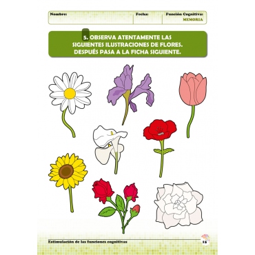 Estimulación de las funciones cognitivas. Nivel 1. Cuaderno 5: Memoria 2