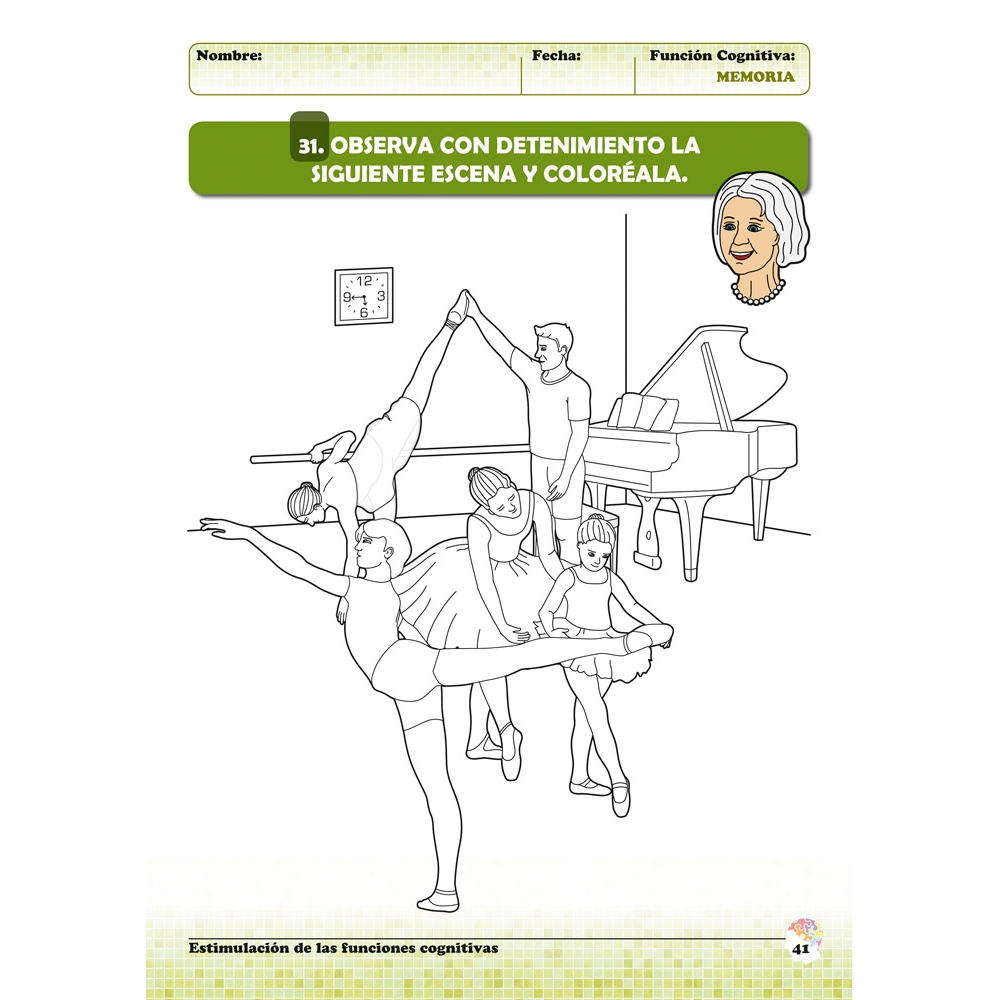 Estimulación de las funciones cognitivas. Nivel 1. Cuaderno 5: Memoria