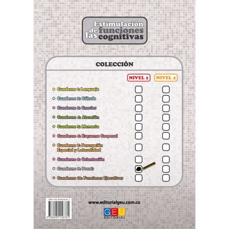 Estimulación de las funciones cognitivas. Nivel 1. Cuaderno 9: Praxis