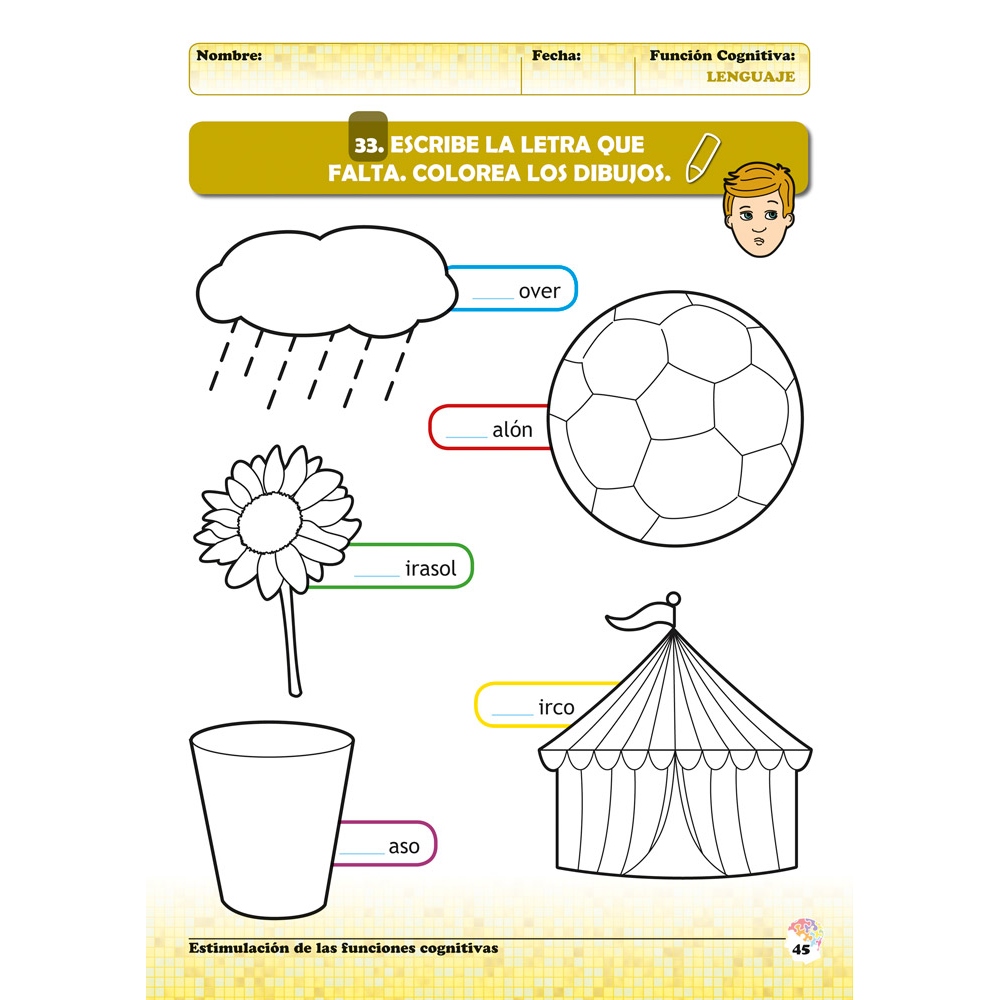 Estimulación de las funciones cognitivas. Nivel 2. Cuaderno 1: Lenguaje Estimulación de las funciones cognitivas. Nivel 2. Cuaderno 1: Lenguaje
