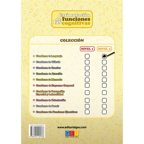 Estimulación de las funciones cognitivas. Nivel 2. Cuaderno 1: Lenguaje Estimulación de las funciones cognitivas. Nivel 2. Cuaderno 1: Lenguaje