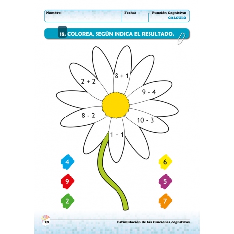 Estimulación de las funciones cognitivas. Nivel 2. Cuaderno 2: Cálculo