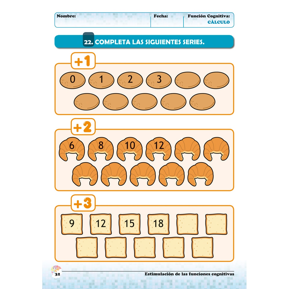 Estimulación de las funciones cognitivas. Nivel 2. Cuaderno 2: Cálculo