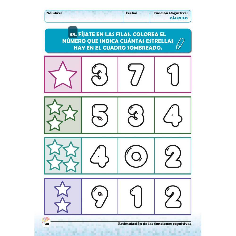 Estimulación de las funciones cognitivas. Nivel 2. Cuaderno 2: Cálculo