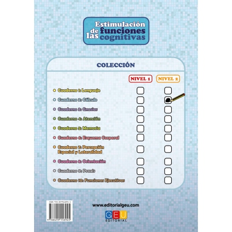 Estimulación de las funciones cognitivas. Nivel 2. Cuaderno 2: Cálculo
