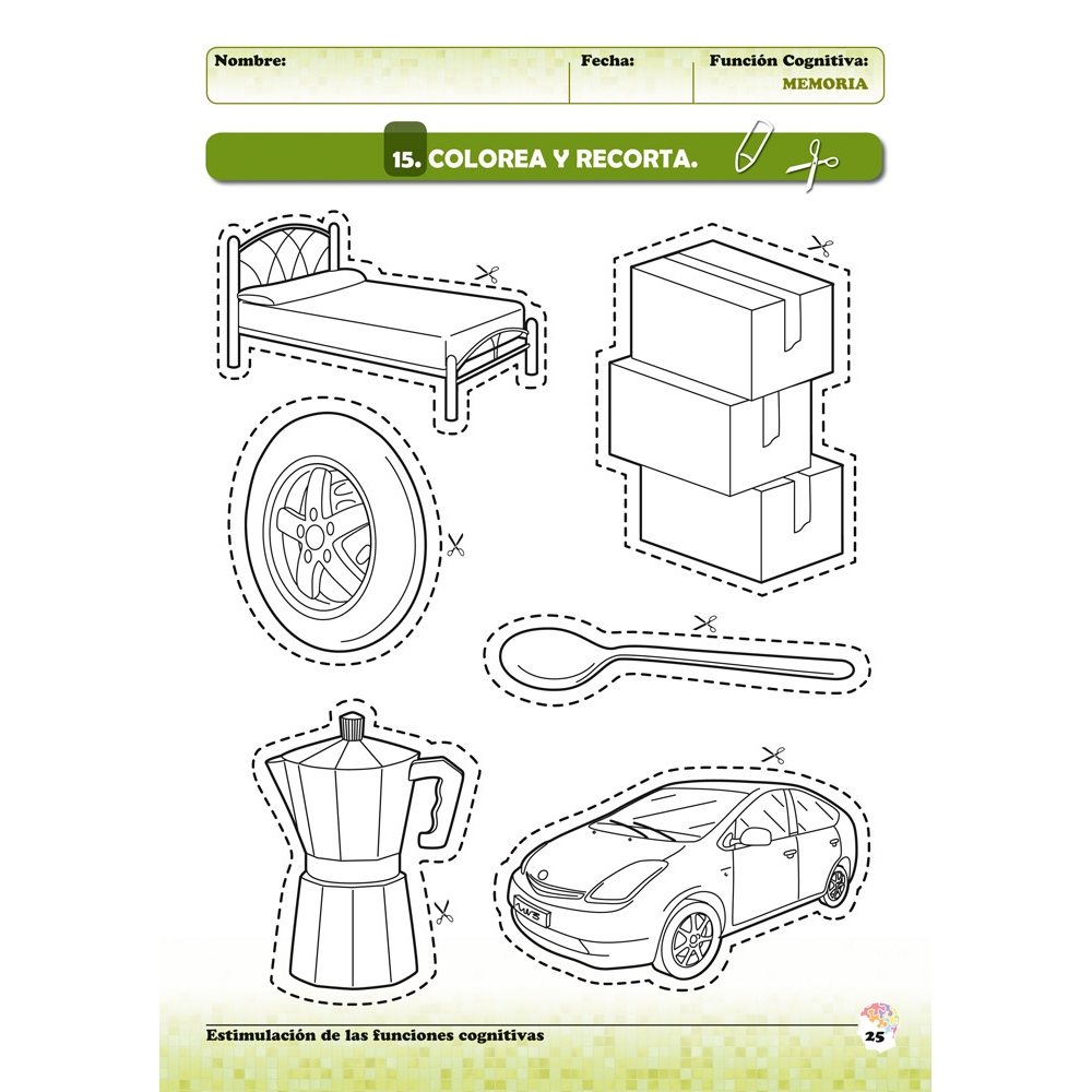 Estimulación de las funciones cognitivas. Nivel 2. Cuaderno 5: Memoria