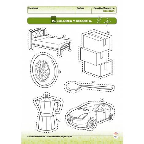 Estimulación de las funciones cognitivas. Nivel 2. Cuaderno 5: Memoria