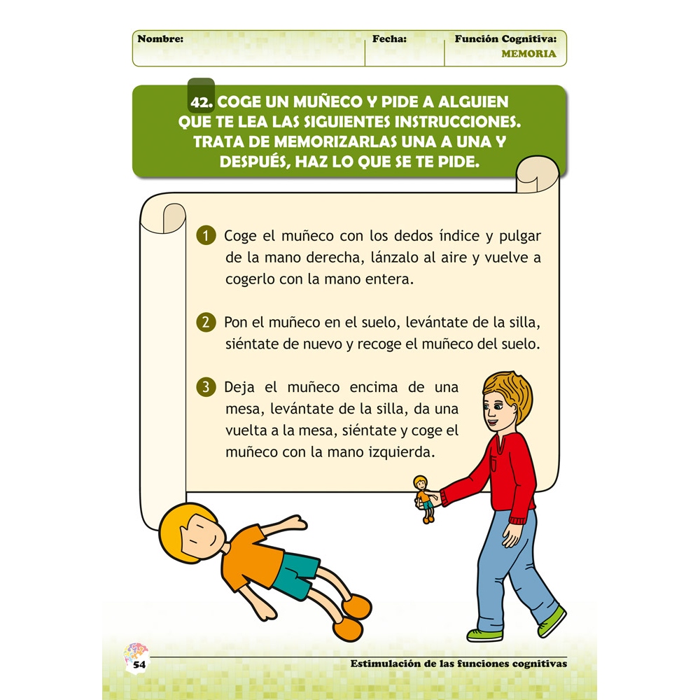 Estimulación de las funciones cognitivas. Nivel 2. Cuaderno 5: Memoria