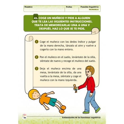 Estimulación de las funciones cognitivas. Nivel 2. Cuaderno 5: Memoria