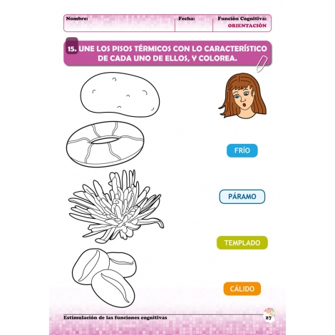Estimulación de las funciones cognitivas. Nivel 2. Cuaderno 8: Orientación