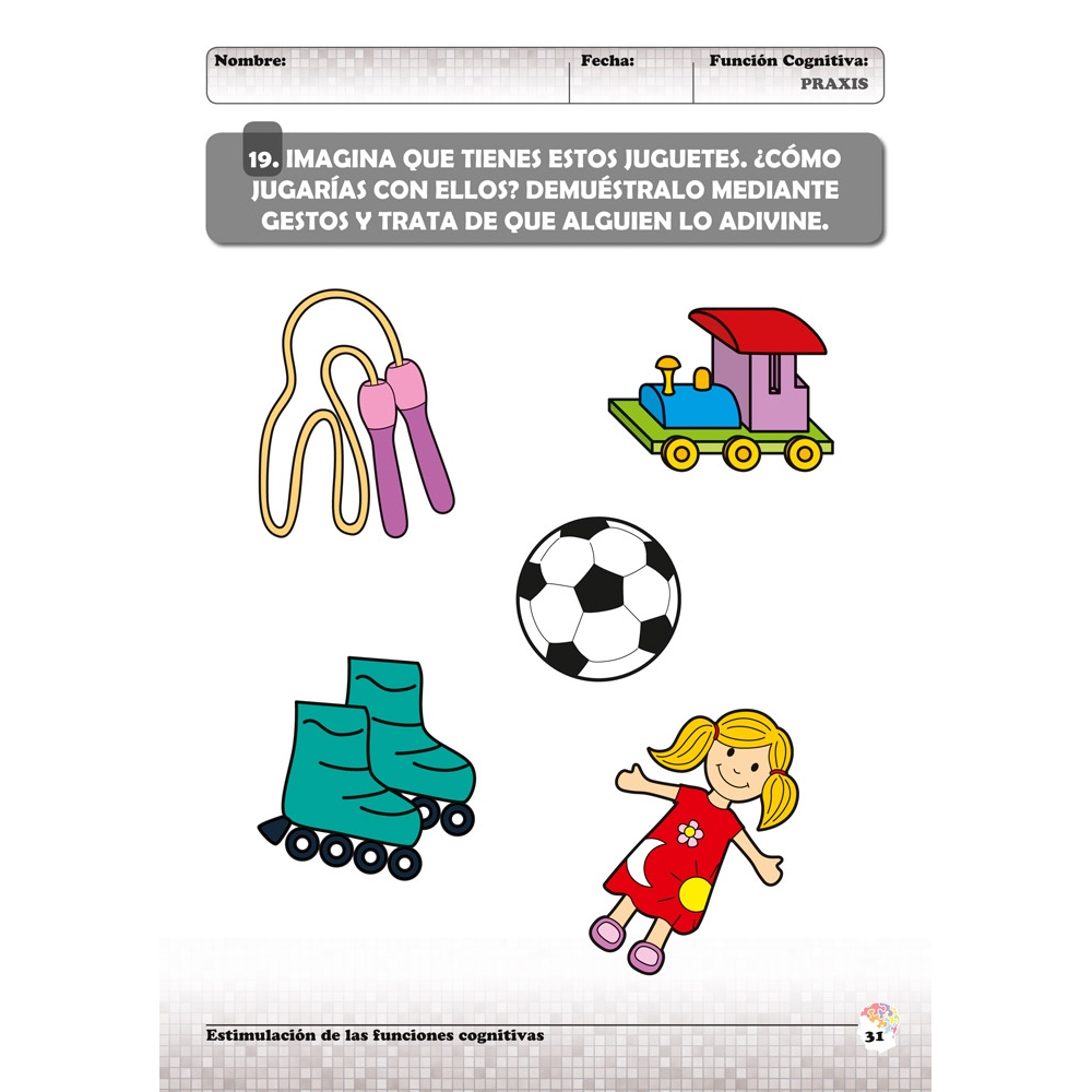 Estimulación de las funciones cognitivas. Nivel 2. Cuaderno 9: Praxis