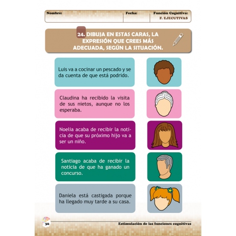 Estimulación de las funciones cognitivas. Nivel 2. Cuaderno 10: Funciones ejecutivas