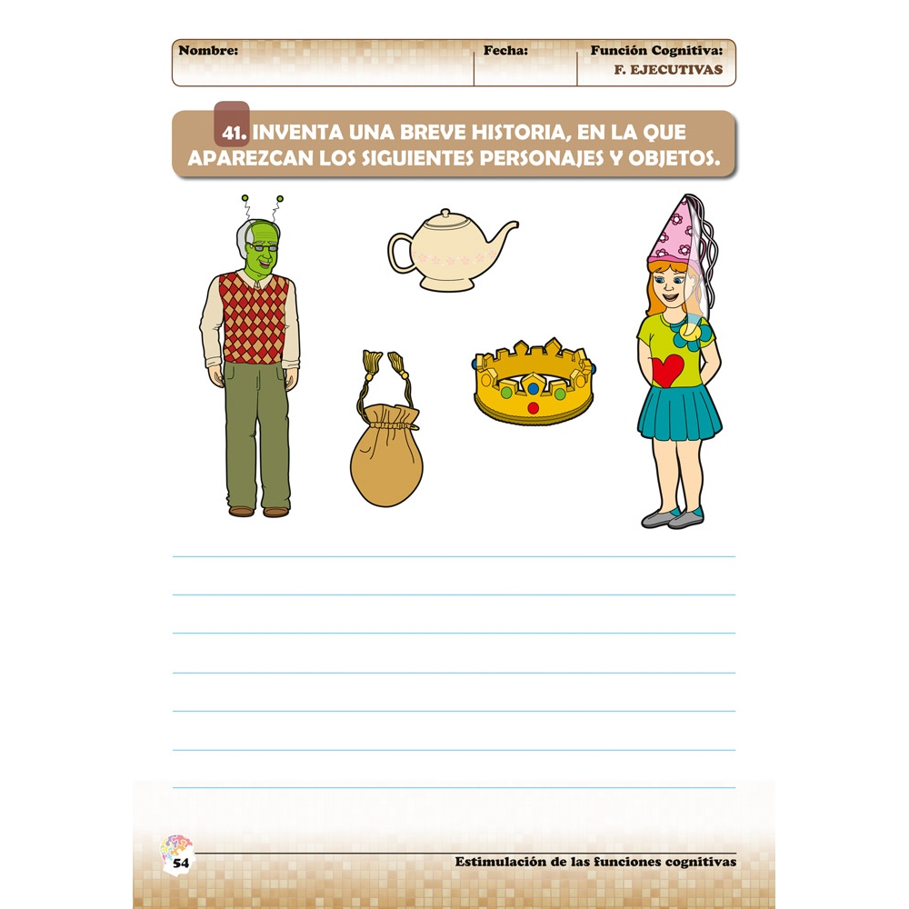 Estimulación de las funciones cognitivas. Nivel 2. Cuaderno 10: Funciones ejecutivas