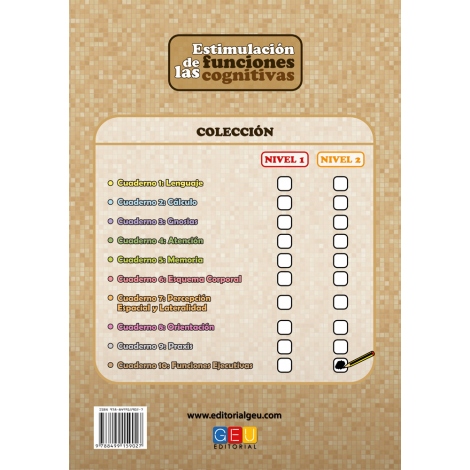 Estimulación de las funciones cognitivas. Nivel 2. Cuaderno 10: Funciones ejecutivas