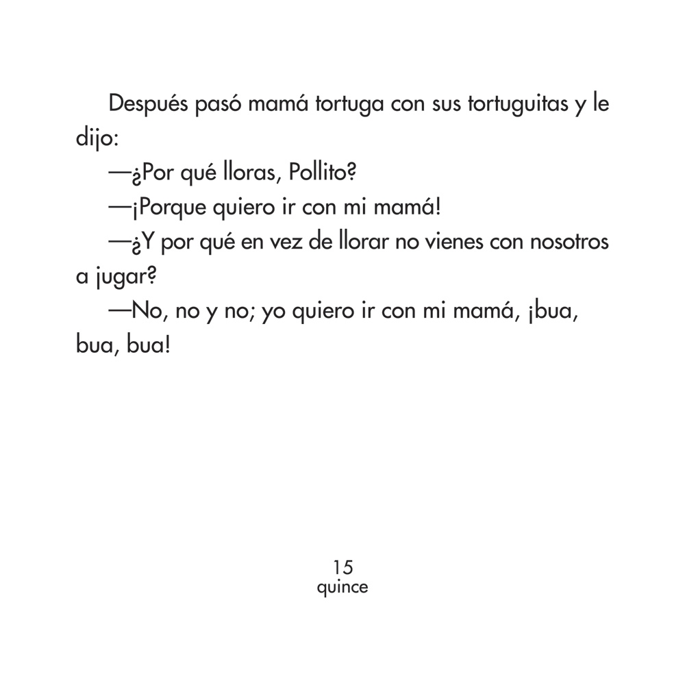 Pollito llorón Pollito llorón