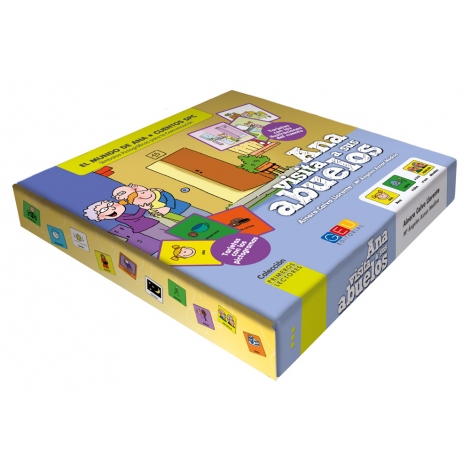 Ana visita a sus abuelos · Cuento con pictogramas