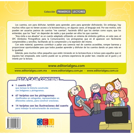 Ana visita a sus abuelos · Cuento con pictogramas