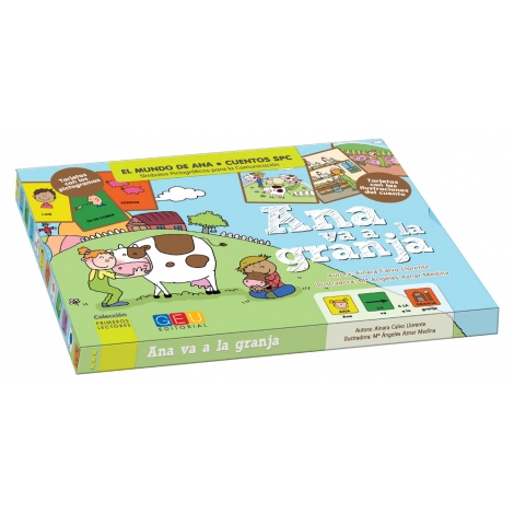 Ana va a la granja · Cuento con pictogramas