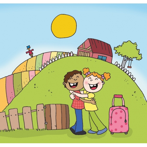 Ana va a la granja · Cuento con pictogramas