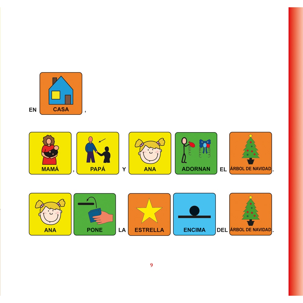 Ana y la Navidad · Cuento con pictogramas
