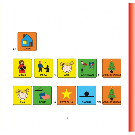 Ana y la Navidad · Cuento con pictogramas