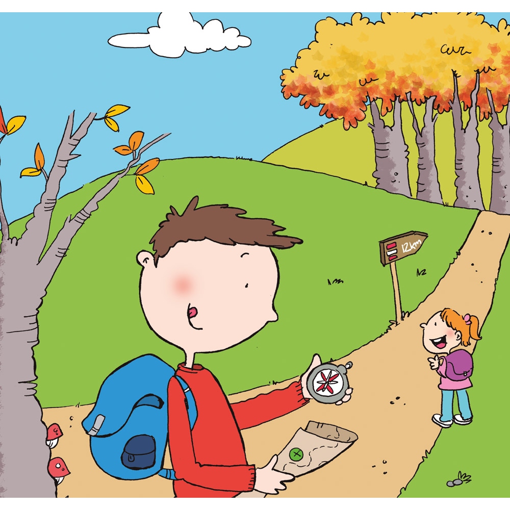 David se va de campamento · Cuentos con pictogramas