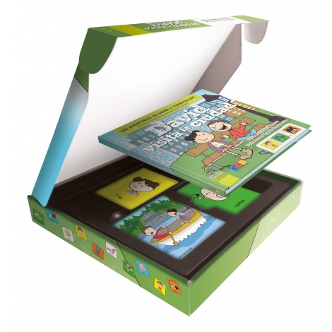 David visita la ciudad · Cuentos con pictogramas