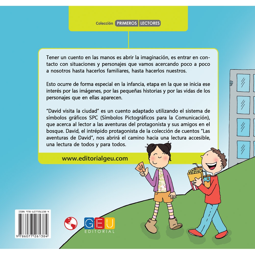 David visita la ciudad · Cuentos con pictogramas