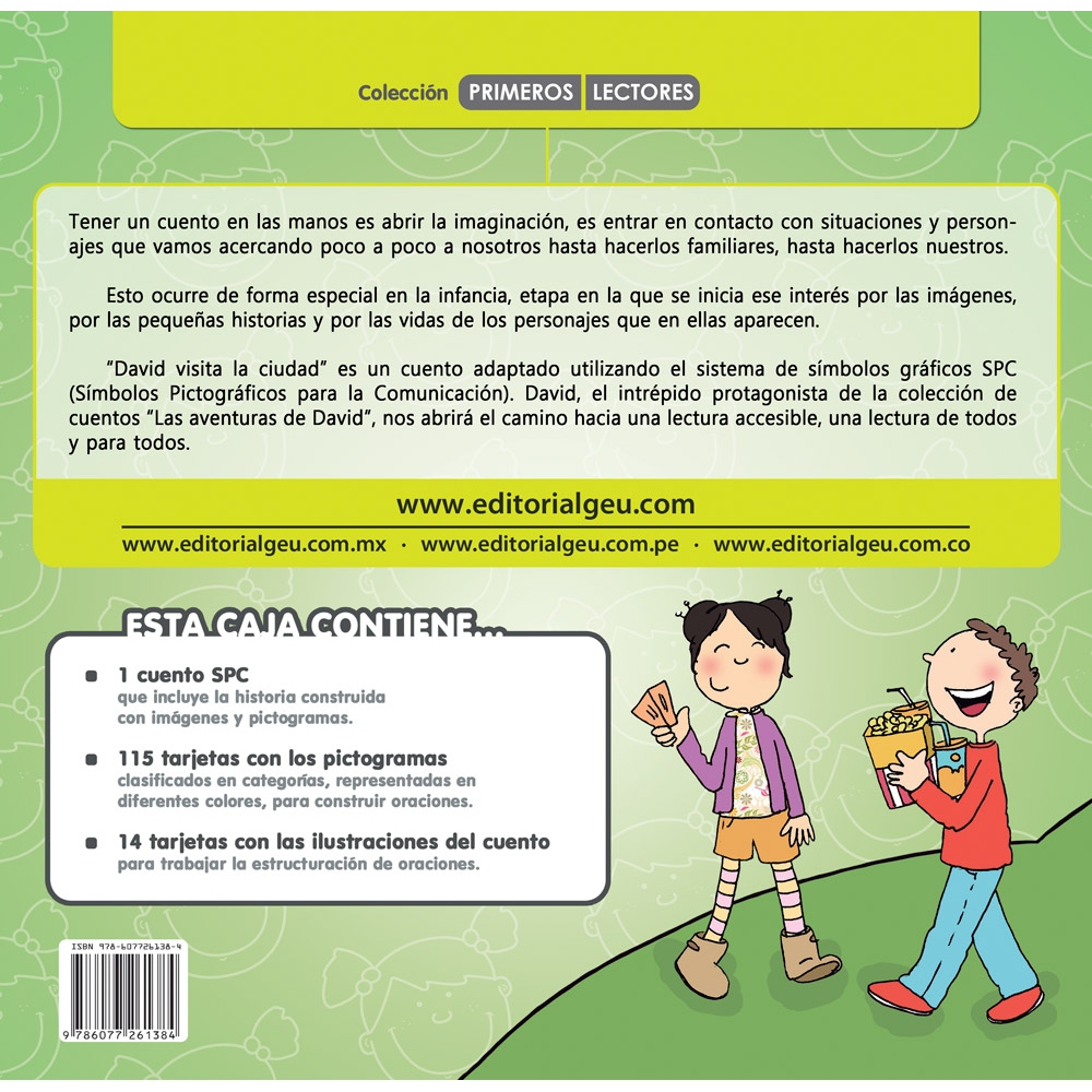 David visita la ciudad · Cuentos con pictogramas
