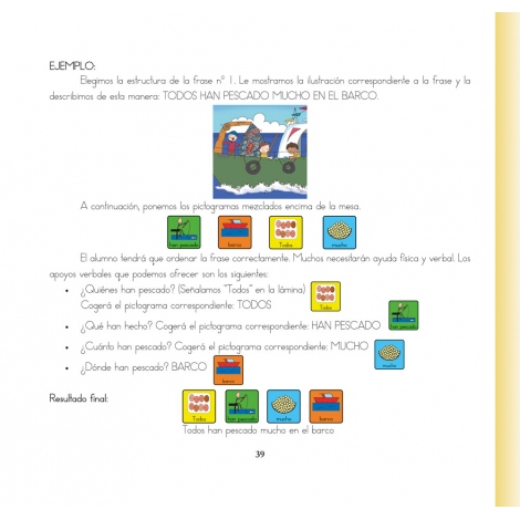 David va a la playa · Cuento con pictogramas