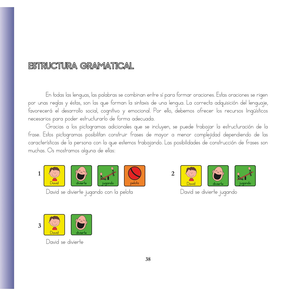 David va al centro comercial · Cuento con pictogramas