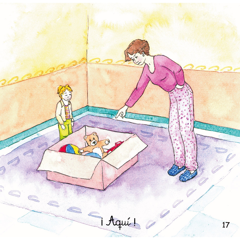 Marta y el osito · Cuento de progresión lingüística