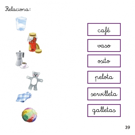 Marta y el osito · Cuento de progresión lingüística