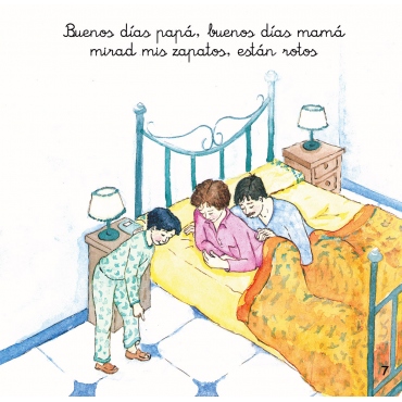 Zapatos nuevos · Cuento de progresión lingüística 2