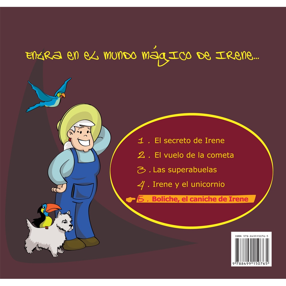 Boliche, el caniche de Irene