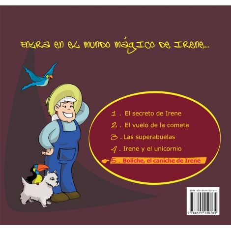 Boliche, el caniche de Irene