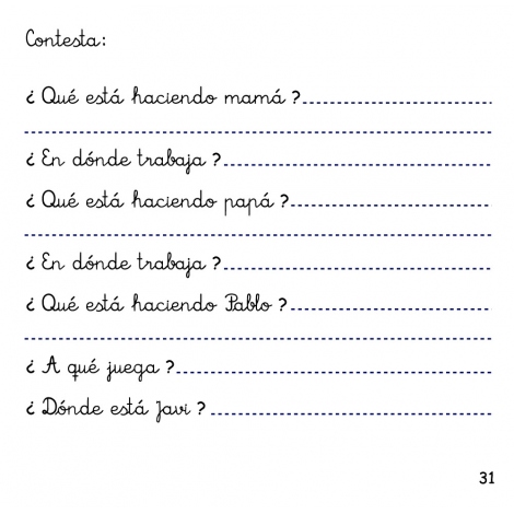 ¿Qué hace? · Cuento de progresión lingüística