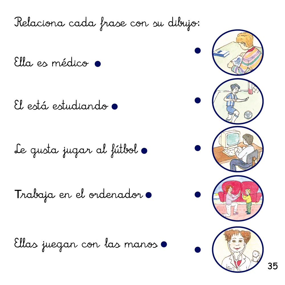 ¿Qué hace? · Cuento de progresión lingüística