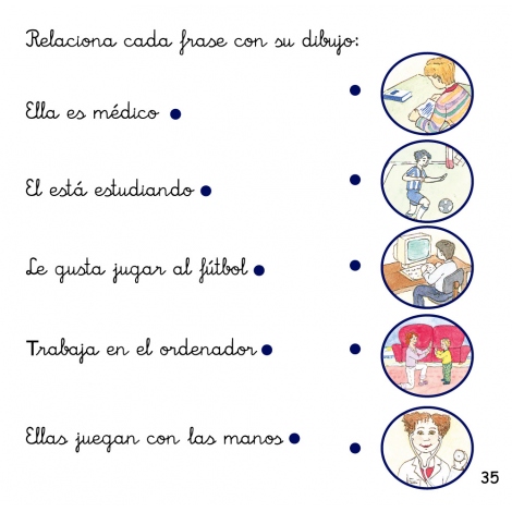 ¿Qué hace? · Cuento de progresión lingüística