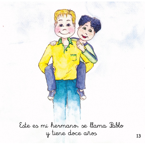 Esta es mi familia · Cuento de progresión lingüística